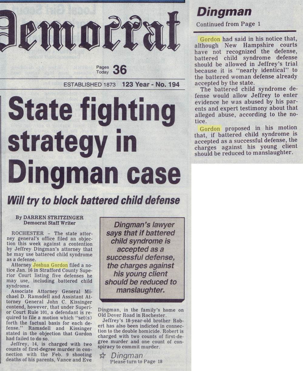 State figting strategy in Dingman case